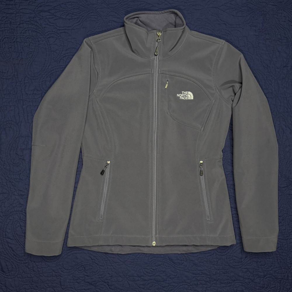 The North Face Apex Bionic Softshell Jacket Purple Full Zip Women's S Read